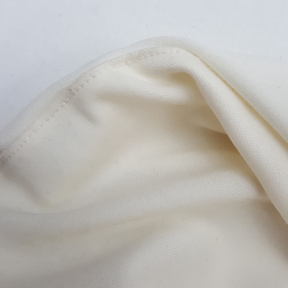 Ivory Spring/Summer Rouched Pencil Cocktail Dress - Picture 8 of 9